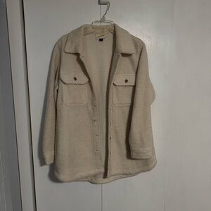 Universal Thread Cream Teddy Jacket